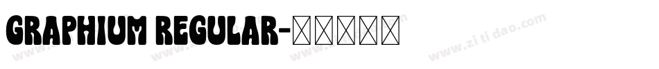 Graphium Regular字体转换